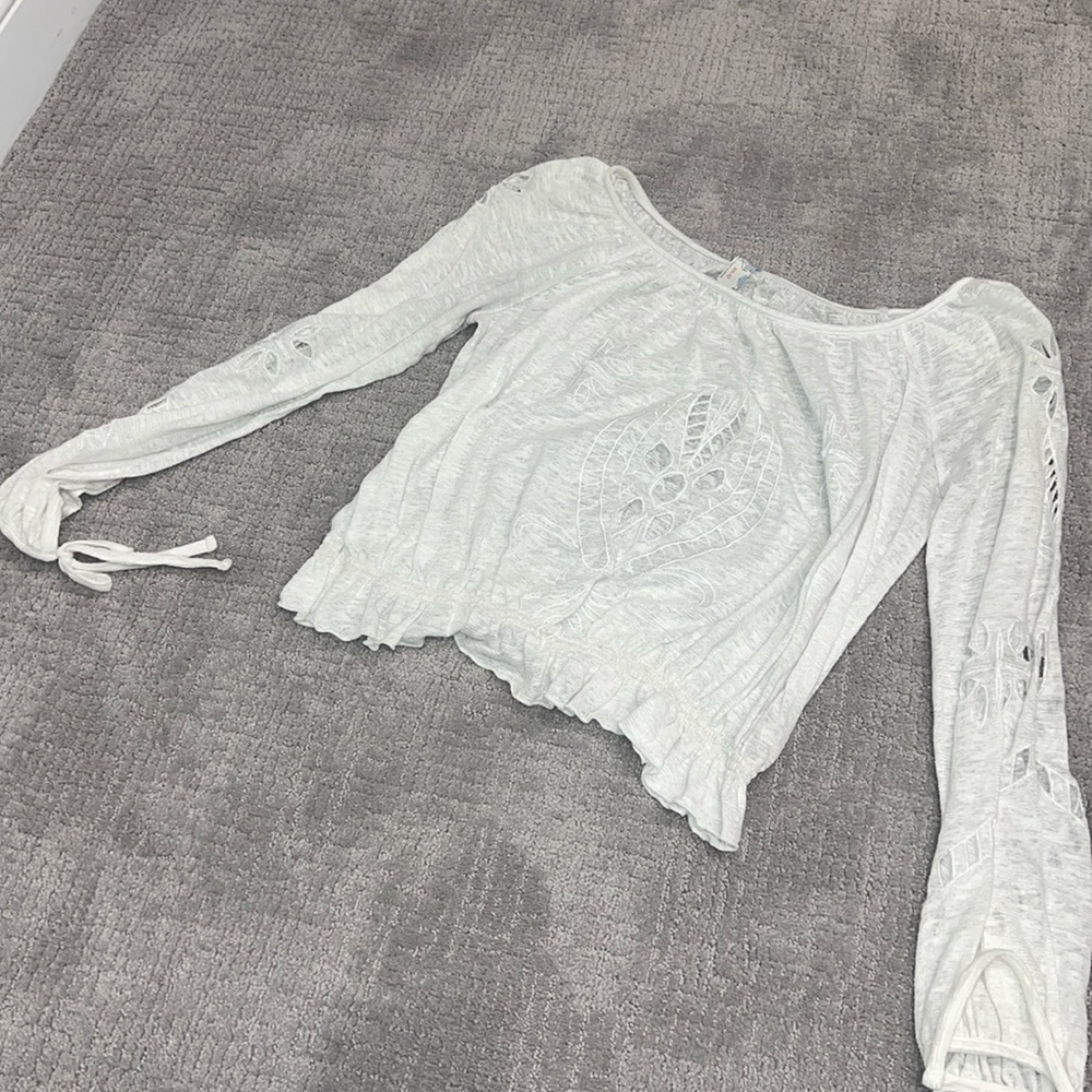 Free people white blouse